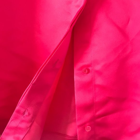 Maje Hot Pink Button Down Shirt (NWT) - Picture 7 of 14